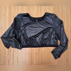 Torrid Shimmering Black Top